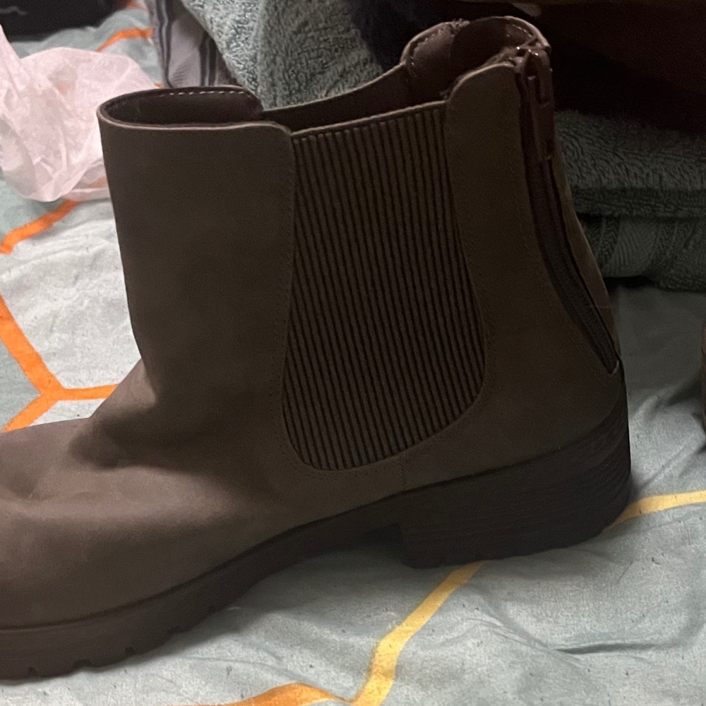 Maurice’s brand grey ankle boot